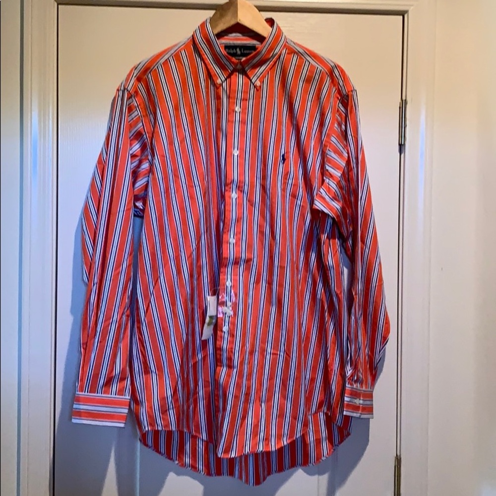 Vintage Ralph Lauren striped button up shirt L